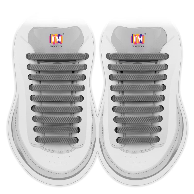 INMAKER No Tie Shoelaces for Kids and Adults, Elastic Shoelaces for Sneakers - Image 1